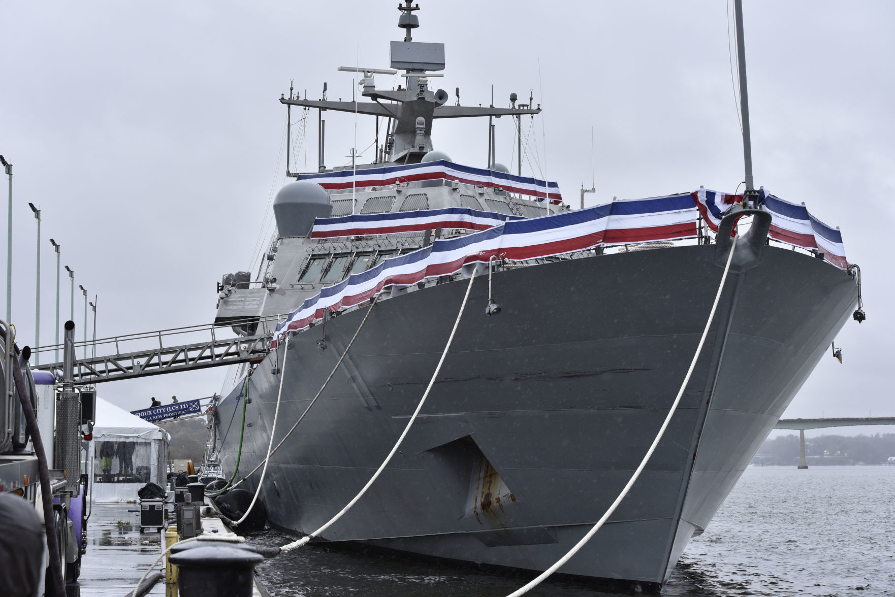 USS Sioux City commissioning tour